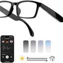 MNVOEQ AI Smart Bluetooth Translator Glasses,Support 140+Languages Translation&Bluetooth Connection for Men and Women Travelling/Business/Sports