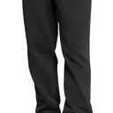 PINSPARK Men's Fleece Sweat Pants Joggers Cuffed Sweatpants Warm Cotton Baggy Sweatpants with Waist Elastic, L