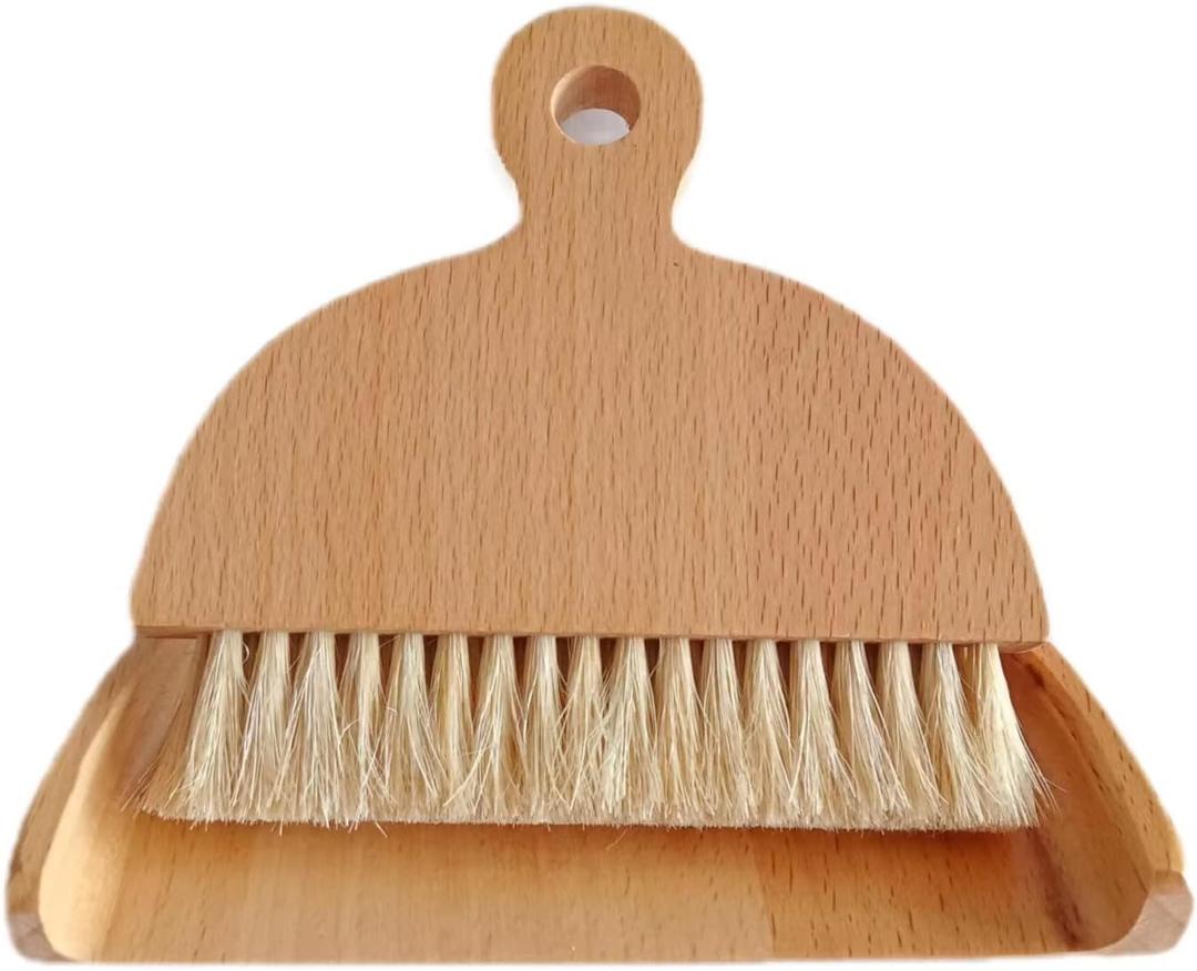 Dustpan and Brush Set Small Broom and Dustpan Set Dust Pan and Brush Set for Traveling, Rvs, Campers Campsites, Dorm Rooms, an Art Studio and More 1 Set