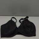 Bali Women's Underwire Shaping Bra, Comfort Revolution T-shirt Bra, Front-close Bra (42D, Black)