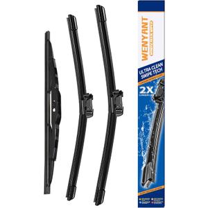 24"/17"/13" Windshield Wipers Compatible with 2010-2017 Chevrolet Chevy Equinox GMC Terrain Front and Rear Wiper Blades for My Car Original Equipment Automotive Replacement (Set of 3)