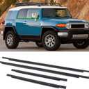 Outer Door Window Weatherstrip Molding Trim Belt Fit for FJ Cruiser 2007-2014 Replace for 68161-35073,68164-35041