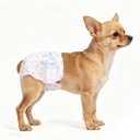 Female Dog Diapers, X-Small, 80 Count, Disposable Doggie Diapers, Puppy & Cat Diaper Super Absorbent, Fit for Female Dog in Heat or Incontinence