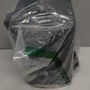 CEROELDA Small Trash Can with Lid-5L/1.3 Gal,Stainless Steel Outdoor Dog Poop Garbage Can-Farmhouse Retro Metal Waste Bin w/Step Pedal for Bathroom Bedroom Office-Soft Close-Black