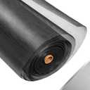 304 Stainless Steel Mesh Window Screen Roll, 59IN x 16FT Black Metal Window Screen Replacement, Screen Mesh for Window, Door, Patio, Pet, Vent, Filter, Porch, Cage and DIY Project (22 Mesh)