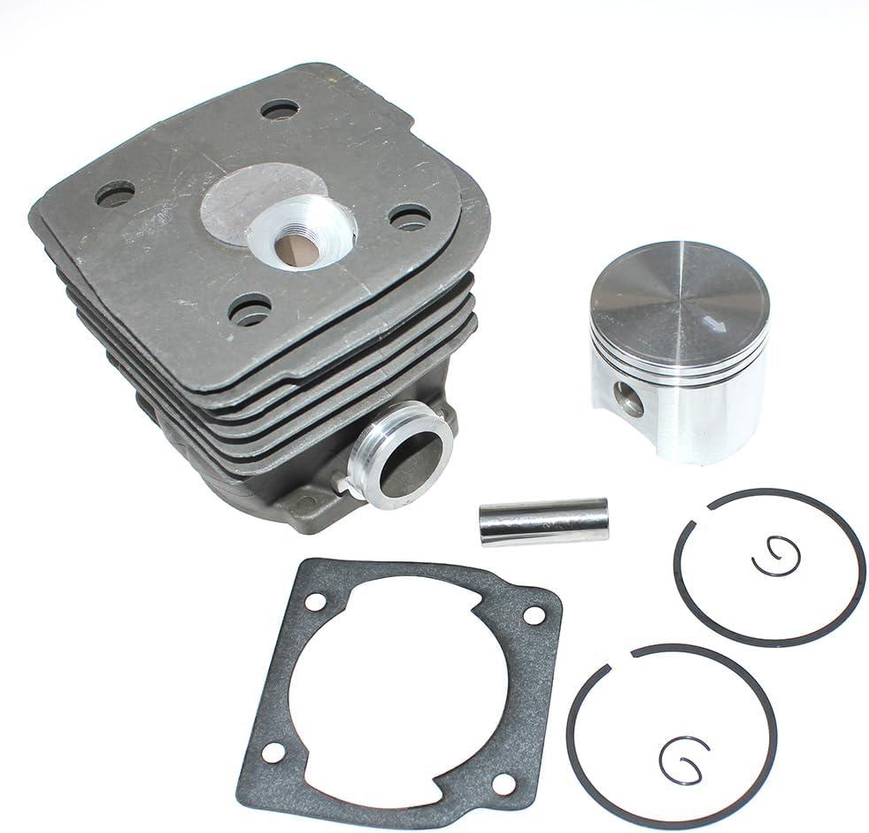 MCLXYK Cylinder Piston Kit Fit for Husqvarna 390XP 385XP Jonsered 2186 2188 CS2186 CS2188 Chainsaw, Replace 544006502 537169771, 55mm Cylinder Piston Kit