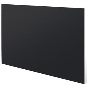 Threehoney 1 Pcs Black HDPE Sheet 1/4" Thick 24 x 36 Inch, HDPE Plastic Sheet High Density Polyethylene Board Flexible Solid Plastic Block for DIY Projects Crafts Machining Home