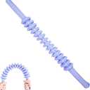 LEZER Flexible Massage Stick 21.7" Muscle Roller, 14 Roller Trigger Point, Deep Tissue Myofascial Release & Muscle Recovery, Bendable Body Massager for Neck, Back & Legs