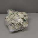 Artificial Bridesmaid Bouquets Set of 6 for Wedding - 7 inch White Flowers Bouquets for Bridesmaids, Faux Rose Gypsophila Rustic Small Floral Bouquet Fake Boho Wedding Party Ceremony Anniversary Decor