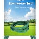 1/2" x 114" Lawn Mower Deck Belt Fits for John Deere M126536; for Cub Cadet 01005375 01005375P, Drive Belt Fits for Simplicity 5103653 5103653YP, for LT133 LT150 LT155 LT160 LT166 LT180 with 38" Deck