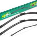 26" 16" 11" Windshield Wiper Blades Replacement for Lincoln MKC 2015 2016 2017 2018 2019 Premium All Weather Front Rear Wipers Set - OEM Quality (Pack of 3)