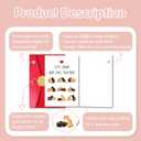 3 x Romantic Valentines Day Card for Cat Lover Him Her, Sweet Cat Valentines Day Card with Red Envelope and Sticker for Husband Wife Spouse, Let's Spend Our Lives Together (#047)