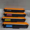TN221 TN225 Toner Cartridges Set Replacement for Brother TN-221 TN-225 High Yield Color Toner Compatible with MFC-9130CW HL-3170CDW HL-3140CW HL-3180CDW (Black/Cyan/Magenta/Yellow)