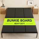 Heavy Duty 10mm Full Bunkie Board 54x75, Foldable Bed Support Panel