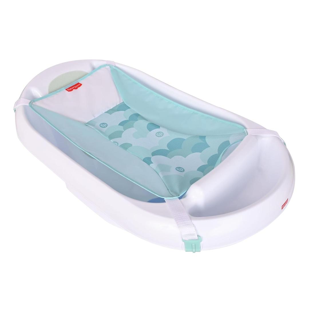 Fisher-Price 3-N-1 Grow with Baby Infant to Toddler Bath Tub with Supportive Sling