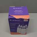 Lansinoh Anti-Colic Baby Bottles, BPA-Free Plastic, 11 Ounces, 4 Count, Fast Flow Nipples (Size F), Breastfeeding Bottle with NaturalWave Design