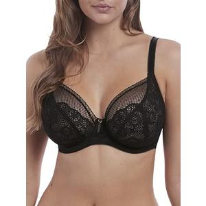 Freya Women's Expression Underwire Plunge Bra, Black, Size 38I