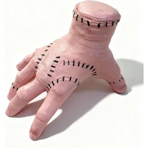 Creepy Fake Hand Prop for Halloween - Realistic Latex Prosthetic Hand, 7.5 Inch Scary Movie Decor, Gothic Cosplay Accessory, Prank Toy with Lifelike Texture