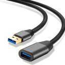 XXONE USB 3.0 Extension Cable 20ft, Aluminum Alloy USB Cable SuperSpeed USB 3.0 Type A Male to Female Extension Cord for Printer, PlayStation, Xbox, USB Flash Drive, Card Reader, Hard Drive, Keyboard