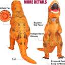 viwzon Inflatable Dinosaur Costume Adult&Kid, Blow Up Trex Costume for Parties Cosplay Funny Inflatable Suit, Kids Size