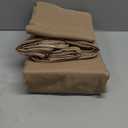 Bedsure Coffee Oversized King Duvet Cover - 3 Pieces Prewashed Cotton-Like Polyester Extra Soft Bedding Set, Includes 1 Duvet Cover 120x98 Inches with Zipper Closure & 2 Pillow Shams, No Comforter