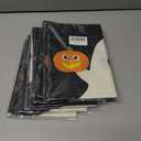 7 x Jxuane Halloween Garden Flag, 12x18" Double Sided Pumpkin Ghost Boo Flag, Black and Orange, 1 Pack