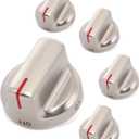 5PCS DG94-02141A Stove Knobs Replacement for Samsung Stove Knobs