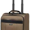 Wrangler 17" Underseat Spinner Carry-On Luggage, Mocha
