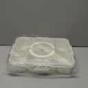 Divided Serving Tray for Candy, Condiment, Fruits and Nuts - Dishwasher Safe Snackle Box Container with Lid - Portable Charcuterie Board for Parties, Picnics, Travel and On-the-Go Snacking (8 Cups)