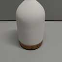 200ML Ceramic Essential Oil Diffuser - Ultrasonic Aromatherapy & Humidifier with 7-Color LED Lights, Auto Shut-Off, Wood Grain Base, 1H/3H/6H Timer | Scent for Home, Office, Yoga