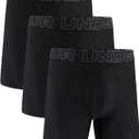 Under Armour Men's Performance Tech Mesh Boxerjock Brief Underwear, 6" Inseam, All-Day Comfort & Ultra-Soft, 3-Pack (XXL)