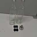 2 Pcs Green Glass Olive Oil Dispenser and Vinegar Dispenser Set with 2 Stainless Steel Pourers, 4 Labels, 1 Brush, 1 Funnel (500ml) for Kitchen, Cooking, Salad Dressing, Barbecue, Mixing