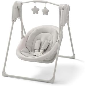 Graco Slim Spaces Compact Baby Swing - Indoor Infant Swing, Baby Registry Must Have, Gifts for New Parents (Tate)