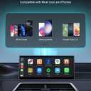 ZUCWO Mini Wireless CarPlay Adapter for Carplay and Android Auto 2-in-1 Mini USB Design for Cars, Plug and Play Converts Wired to Wireless CarPlay for iOS10+/Android 11+, Black