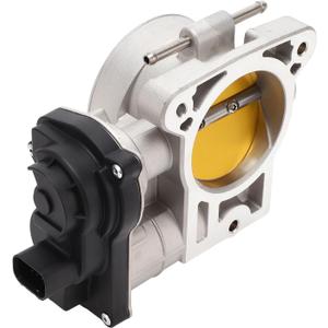 Throttle Body Assembly, 76mm Throttle Body Actuator No.12679525/12570800 for Chevy Avalanche Express Silverado Suburban Aluminum Alloy Black 1 Pc