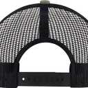 American Flag Trucker Hat, 6 Panel Adult Baseball Cap with Curved Brim, Forest Green, One Size (Green)