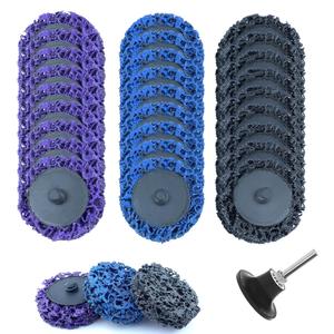 2 Inch Sanding Disk 31pcs Paint Stripping Wheel,Die Grinder Strip Disc for Drill,Die Grinder Accessories for Remove Rust Welds,Paint, Oxidation (Mix Color)