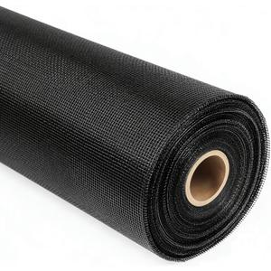 Fiberglass Screen Roll Black 36" x 100' Window Screen Replacement Mesh, UV Protected & Weatherproof, Easy to Install/Cut for Windows, Doors, Porches - Keeps Bugs Out
