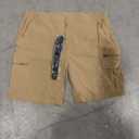 Moosehill Mens-Hiking-Shorts Cargo Lightweight Water Resistant Quick Dry Big & Tall with 8 Pockets for Tactical Work (38 Regular, Khaki)