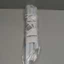 White Tension Curtain Rod for Windows 28 to 48 inch, Adjustable Expandable Pressure Spring Curtain Rod No Drilling, 7/8" Curtain Rod for Bedroom Doorway Closet Door