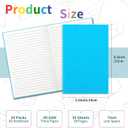 24 Pack Colorful Lined Notebooks for Writing, Journals Bulk, A5 Composition Books, 8.3x5.5 Inch, 60 Pages, 30 Sheets Sketchbooks for Office School Travel Supplies (Lined-24 pack, 12 Colors)