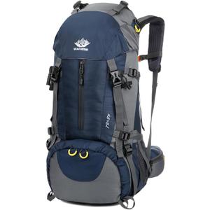 Esup 50L Hiking Backpack Men Camping Backpack with Rain Cover 45l+5l Lightweight Backpacking Backpack Travel Backpack