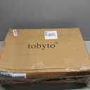 tobyto Reusable Grocery Bag on Wheels, 105L Foldable Rolling Tote, Shopping Trolley 66LBS Capacity - Water-Resistant for Laundry, Picnic, Storage & Travel (Red)