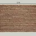 Handspun Jute Area Rug – Premium Natural Reversible 3x5 ft Rug