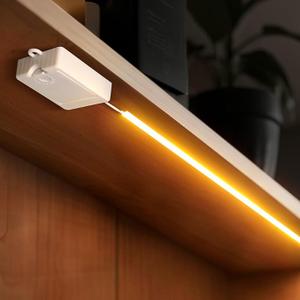 OMIKA 1 Pack COB LED Strip Lights, 3.3ft 320 LEDs Battery Powered LED Strip Lights, Flexible Cuttable Click Lights for Cabinet, Bedroom, Desk, Kitchen, Bedroom, 2700K Warm White