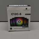 Thermalright TL-C12C-S X5 CPU Air Fan, 120mm Silent Computer Case Cooler Fan, with S-FDB Bearing, up to 1550RPM Speed PC Cooling,5-Packs