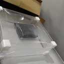 Universal Acrylic Turntable Dust Cover with Double-Layer Nylon Cover, 17.7 x 14.9 x 5.7 inches