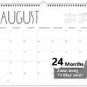 GuassLee Wall Calendar 2025-2026, 24-Month Wall Calendar Runs from June 2025 until May 2027,14" X 11" Hanging Monthly Planner with Thick Paper, Ruled Blocks for Home School Office Organizing