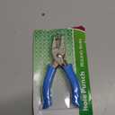 Single Hole Punch 1/4” Paper Hole Puncher for Crafts, One Hole Puncher with Blue Soft Grip Handle for Kids and Adults, Handheld Circle Punch for Paper Crafts in Home, Office, Classroom