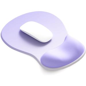 ErgoComfort Gel Wrist Rest Mouse Pad-Ergonomic Office Mousepad with Wrist Support-Non-Slip, Design Desk Accessories Mat for Home&Game Decor (06Purple Ombre)